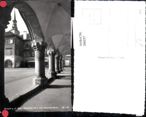 280257,Bruck an d. Mur Durchblick v. Kornmesserhaus Arkaden