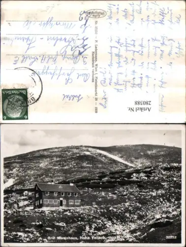 280388,Hohe Veitsch Graf Meranhaus Berghütte b. Veitsch