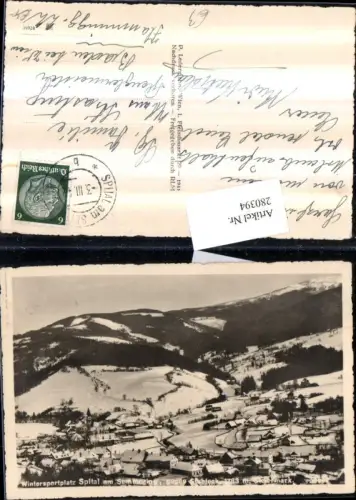 280394,Spital am Semmering Totale geg. Stuhleck Winterbild