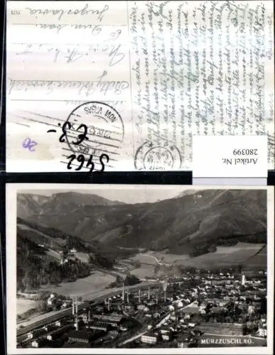 280399,Mürzzuschlag Totale Bergkulisse