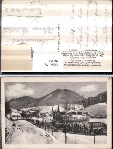 287351,Steinhaus am Semmering Kuranstalt Pension Stuhleckerhof Winterbild