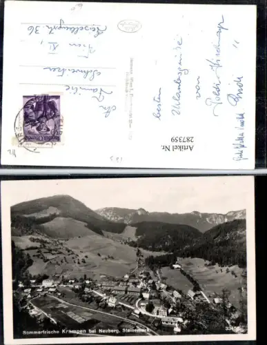 287359,Krampen b. Neuberg Totale Bergkulisse