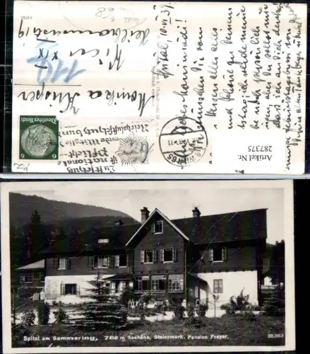 287375,Spital am Semmering Pension Preyer