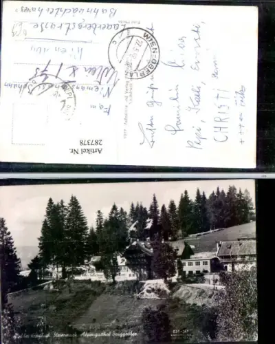 287378,Alpl b. Krieglach Alpengasthof Bruggraber