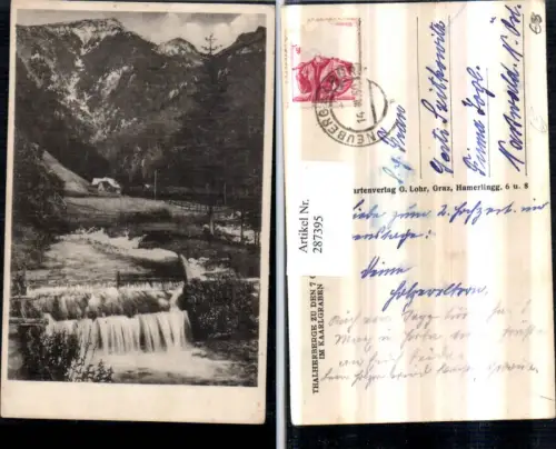 287395,Thalherberge zu den 7 Quellen im Karlgraben Wasserfall b. Neuberg an d. Mürz