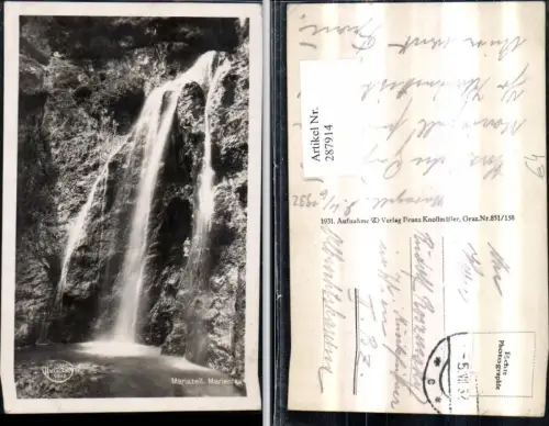 287914,Mariazell Marienfall Wasserfall