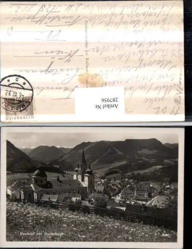 287956,Mariazell Totale m. Hochschwab Bergkulisse