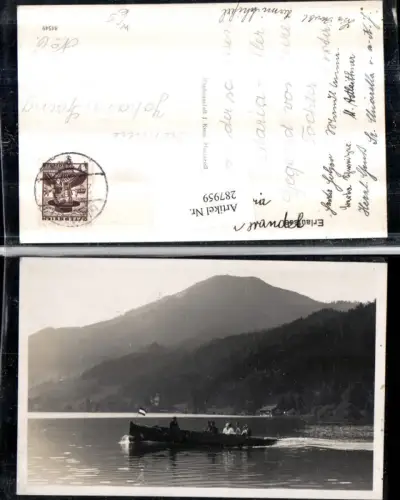 287959,Erlaufsee See b. Mariazell Motorboot