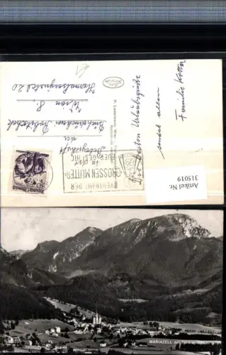 315019,Mariazell Totale m. Tonion Bergkulisse