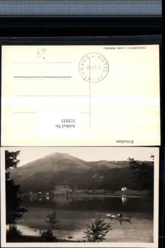 315035,Erlaufsee See b. Mariazell Ruderboot