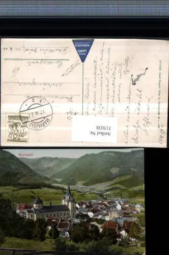 315038,Mariazell Totale m. Kirche Bergkulisse