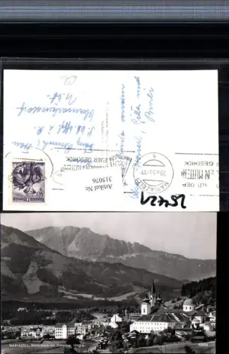 315076,Mariazell Totale m. Ötscher Bergkulisse