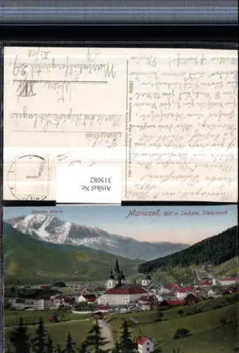 315082,Mariazell Totale m. Ötscher Bergkulisse