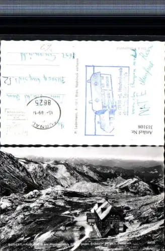 315108,Schiestlhaus Berghütte am Hochschwab b. St. Ilgen geg. Ennstaler Berge Bergkulisse