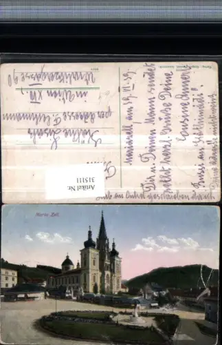 315111,Mariazell Hauptplatz m. Kirche
