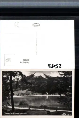 315120,Erlafsee Erlaufsee b. Mariazell Partie Bergkulisse