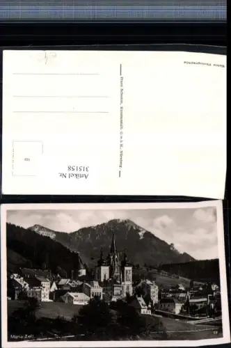315158,Mariazell Teilansicht m. Kirche