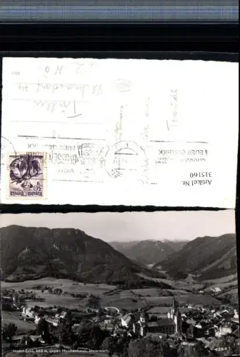 315160,Mariazell Totale geg. Hochschwab Bergkulisse