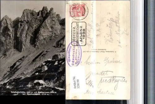 328150,Voisthalerhütte Berghütte b. Seewiesen m. Edelspitzen am Hochlantsch Bergkulisse