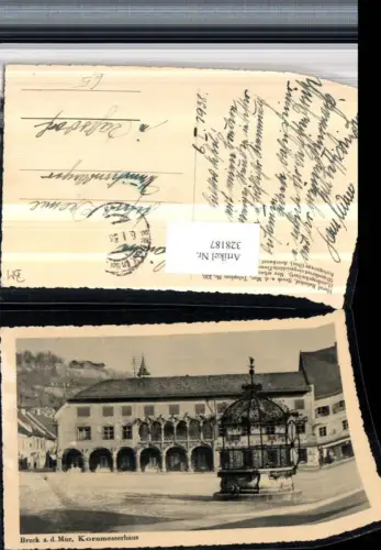 328187,Bruck an d. Mur Kornmesserhaus Brunnen