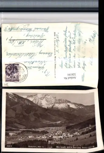 328191,Mariazell Totale m. Ötscher Bergkulisse