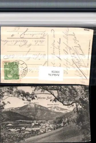 328228,Mariazell Totale m. Gemeindealpe Ötscher Bergkulisse