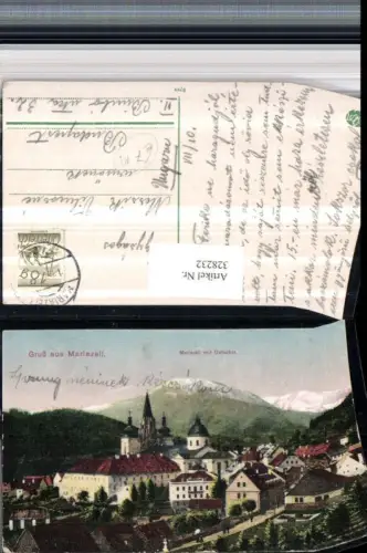 328232,Rar Gruß aus Mariazell Totale m. Ötscher Bergkulisse