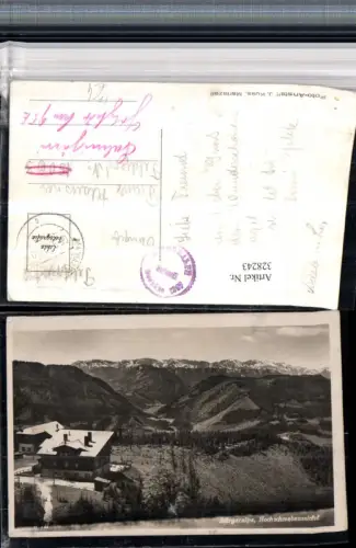 328243,Bürgeralpe b. Mariazell Bergkulisse Feldpost Nr. 15063