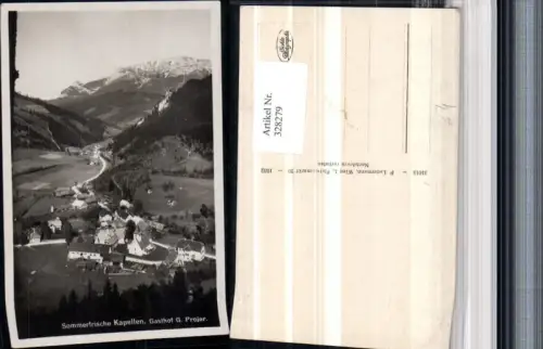 328279,Kapellan an d. Mürz Totale Gasthof G. Projer Bergkulisse