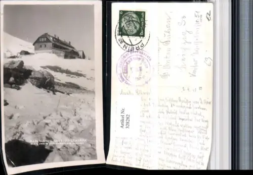 328282,Rax Karl Ludwig Haus Berghütte b. Kapellen Winterbild