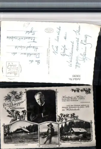 328285,Peter Roseggers Waldheimat in Alpl Krieglach Portrait Geburtshaus Waldschule Mehrbildkarte