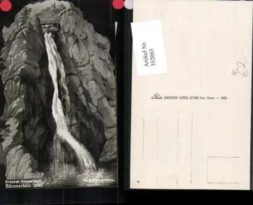 352063,Bärenschütz Klamm b. Pernegg an d. Mur Großer Kesselfall Wasserfall