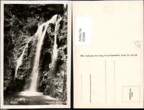 352080,Mariazell Marienfall Wasserfall