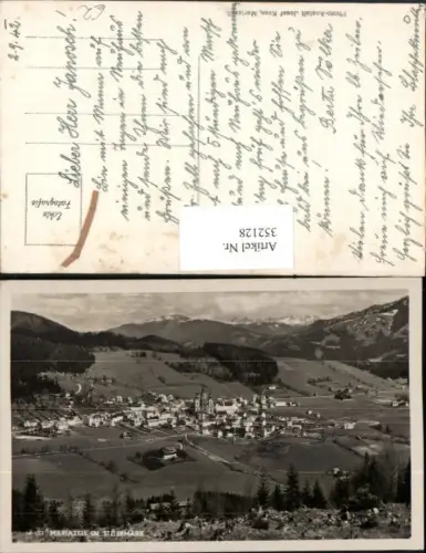 352128,Mariazell Totale Bergkulisse