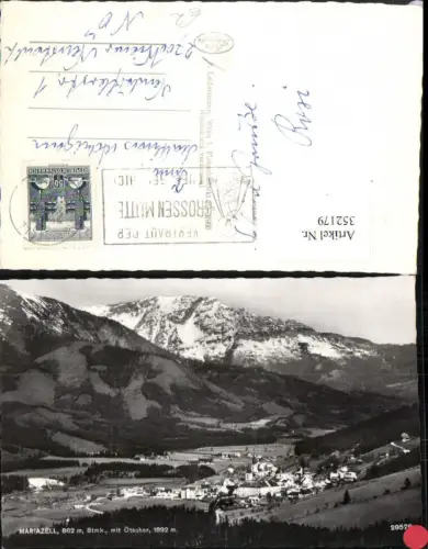 352179,Mariazell Totale m. Ötscher Bergkulisse