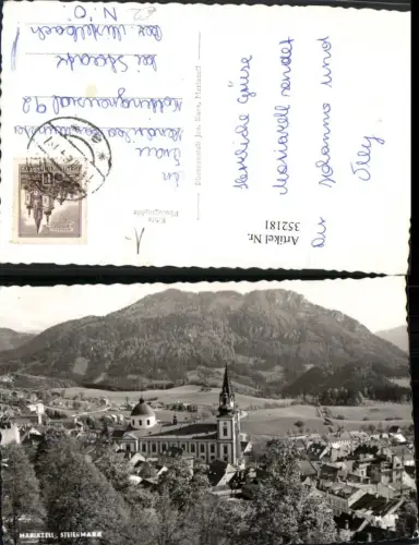352181,Mariazell Teilansicht Kirche