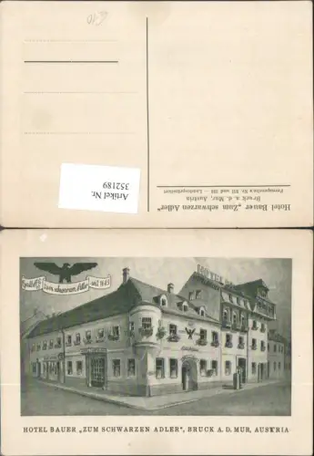 352189,Bruck an d. Mur Hotel Bauer zum schwarzen Adler