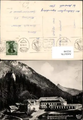 352190,Sigmundsberg b. Mariazell Jugenderholungsheim Kapelle