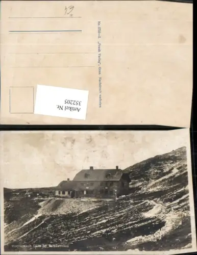 352205,Hochschwab Schiestlhaus Berghütte b. St. Ilgen