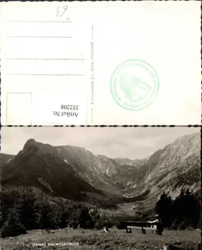 352208,Seeberg Dullwitzausblick b. Turnau Aflenz Bergkulisse