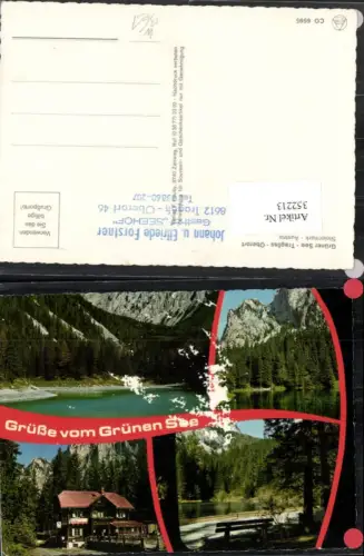 352213,Tragöß-Oberort Grüner-See Mehrbildkarte
