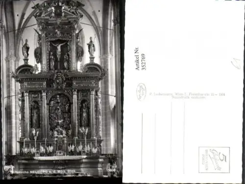 352769,Neuberg an d. Mürz Stiftskirche Kirche Altar