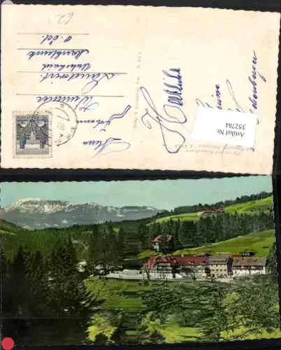 352784,Alpl b. Krieglach Roseggers Waldheimat Alpengasthof Bruggraber Bergkulisse