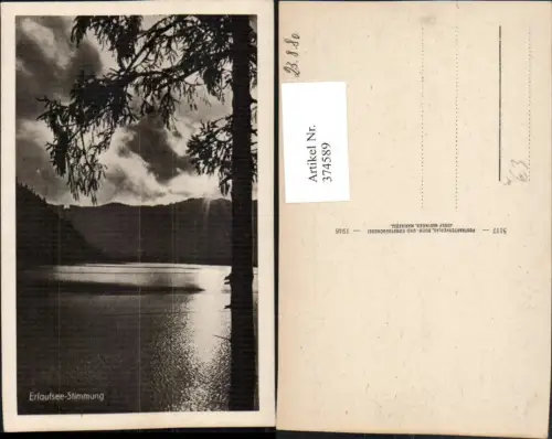 374589,Mariazell Erlaufsee See Stimmungsbild