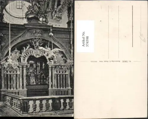 374598,Mariazell Kirche Innenansicht Gnadenaltar