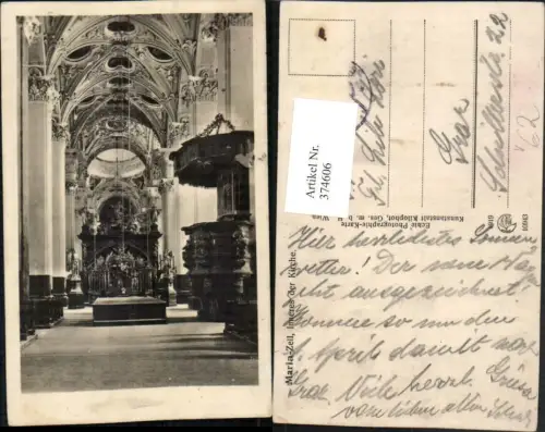 374606,Mariazell Kirche Innenansicht Kanzel pub Kilophot 10943