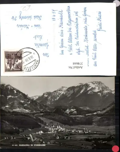 374644,Mariazell Totale Bergkulisse
