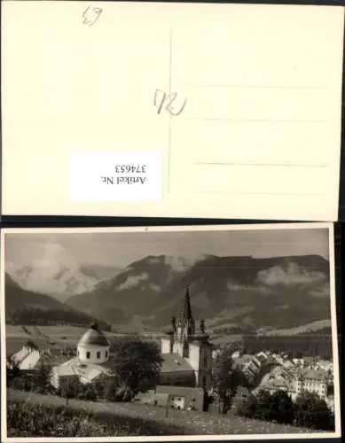 374653,Mariazell Teilansicht Kirche