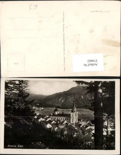 374662,Mariazell Teilansicht Kirche