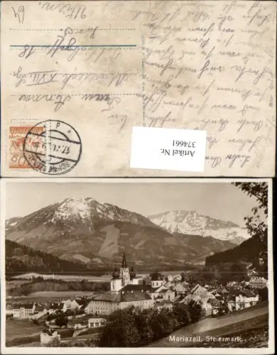 374661,Mariazell Totale Bergkulisse